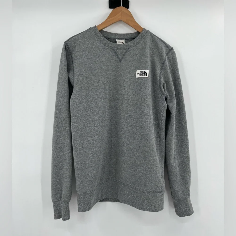 The north face grey fleece heritage crewneck sweatshirt XS Gorpcore athleisure
